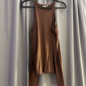 Buckle Long Sleeve Cold Shoulder Size L